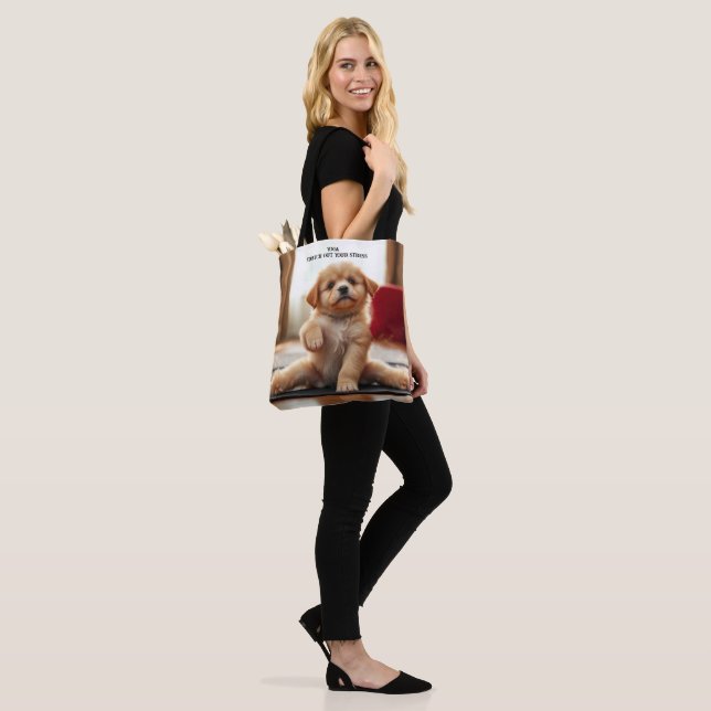 Dog Yoga Tote Bag (On Model)
