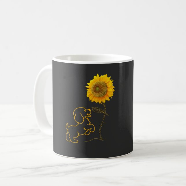Dog You Are My Sunshine Dog Mom Dad Pet Lover Invi Coffee Mug (Front Left)
