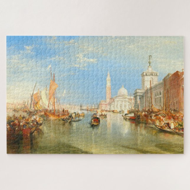 Dogana Venice William Turner Art Jigsaw Puzzle (Horizontal)