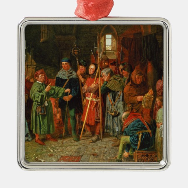 Dogberry's Charge to the Watch Metal Ornament (Front)