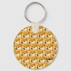 Doge cartoon - doge texture - shibe - doge keychain
