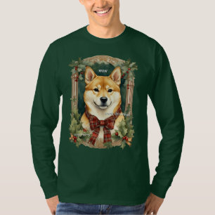 Doge Christmas Sweatshirt (Shiba Inu) Men's Long T-Shirt
