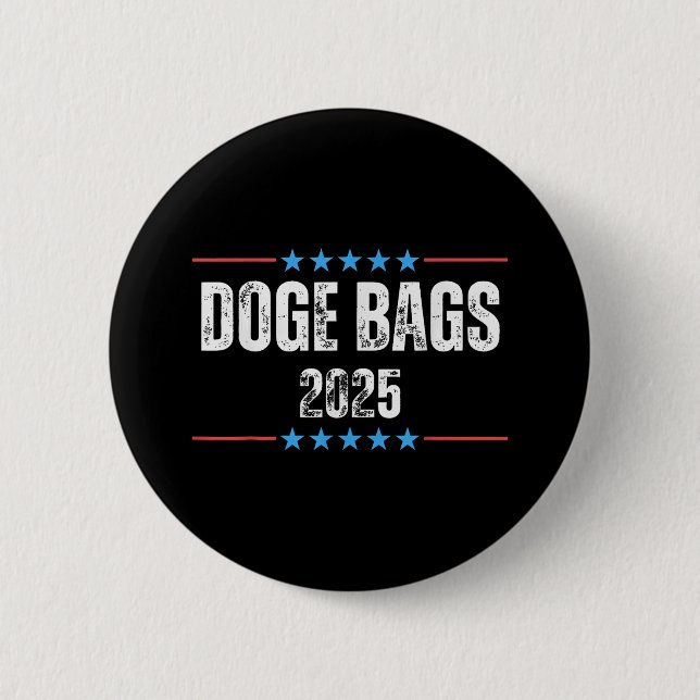 Doge D.o.g.e Department Of Government Efficiency A 2 Inch Round Button (Front)