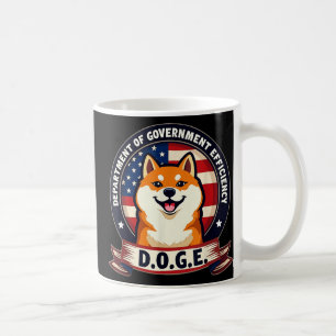 Doge D.o.g.e. Department Of Government Efficiency Coffee Mug