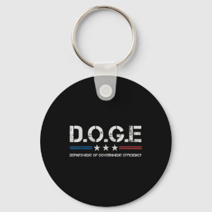 Doge D.o.g.e. Department Of Government Efficiency Keychain