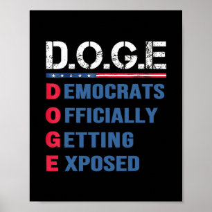 Doge D.o.g.e Department Of Government Efficiency M Poster