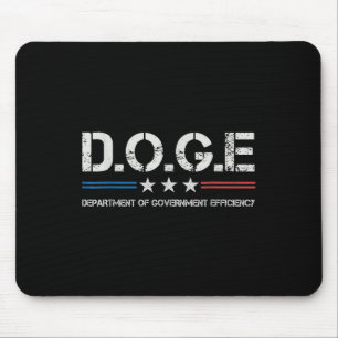 Doge D.o.g.e. Department Of Government Efficiency Mouse Pad