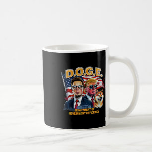 Doge D.o.g.e. Make America Efficient Again Trump D Coffee Mug