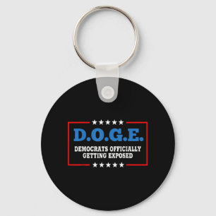 Doge Democrats Officially Getting Exposed Dept Of  Keychain