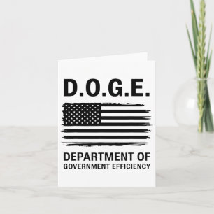 Doge Department Of Government Efficiency 4 Card