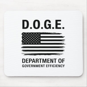 Doge Department Of Government Efficiency 4 Mouse Pad