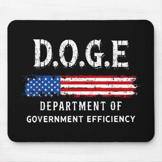 Doge Department Of Government Efficiency  Mouse Pad (Front)