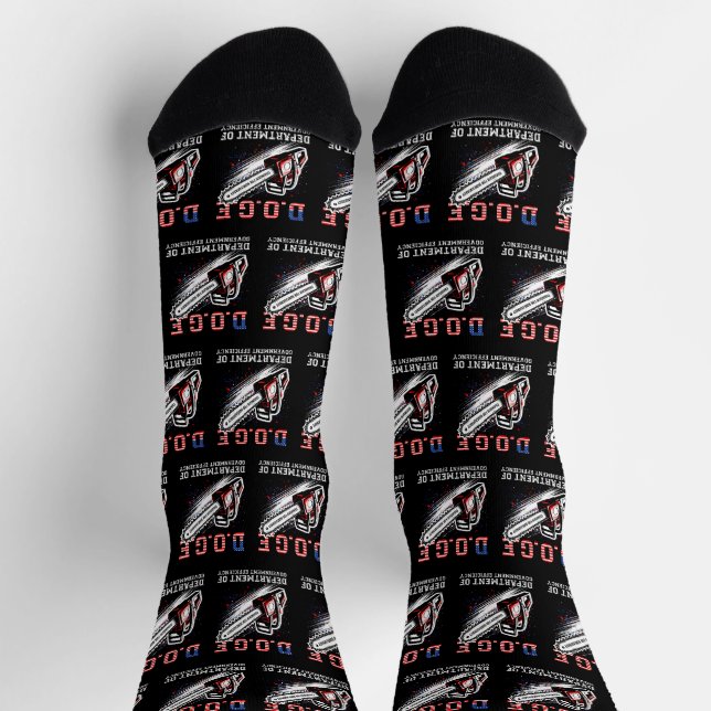 DOGE Department Of Government Efficiency Socks (Top)