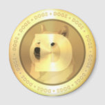 DOGE dogecoin : Gold Blank Magnet<br><div class="desc">DOGE dogecoin : Gold Blank Magnet</div>