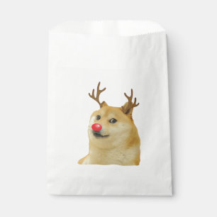 Doge Dogright Doggo Dog Christmas Meme Card red Favour Bag