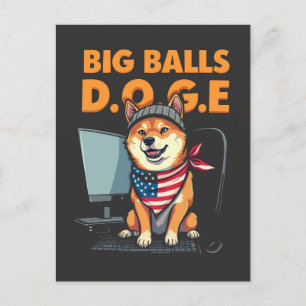Doge epartment of government Efficiency  Holiday Postcard