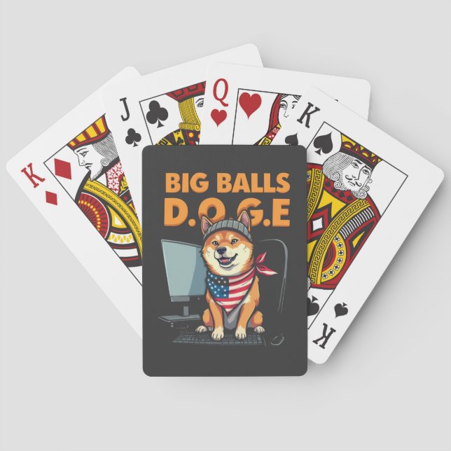 Doge epartment of government Efficiency  Playing Cards (Back)