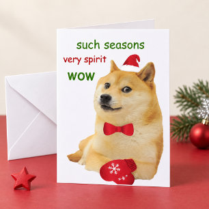 Doge Holiday Card