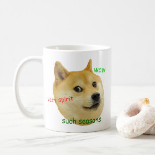 Doge Holiday Funny Meme Coffee Mug
