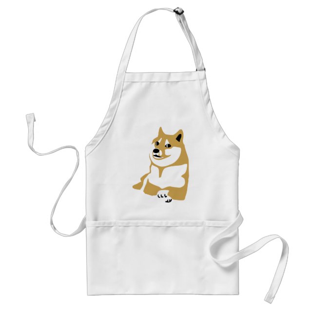 Doge - internet meme standard apron (Front)