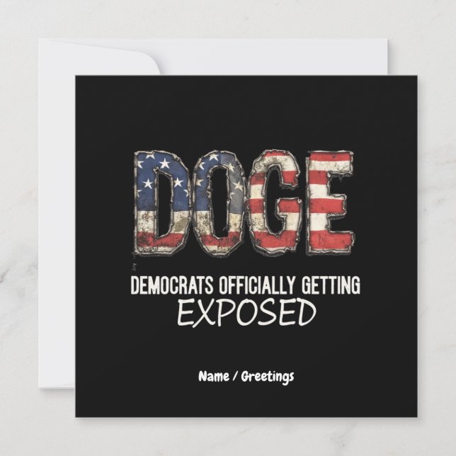 DOGE Is Making Democrats Officially Getting Expose Invitation (Front)