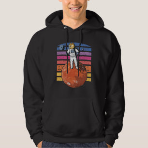 Doge On Mars Dogecoin To The Moon Space Hoodie