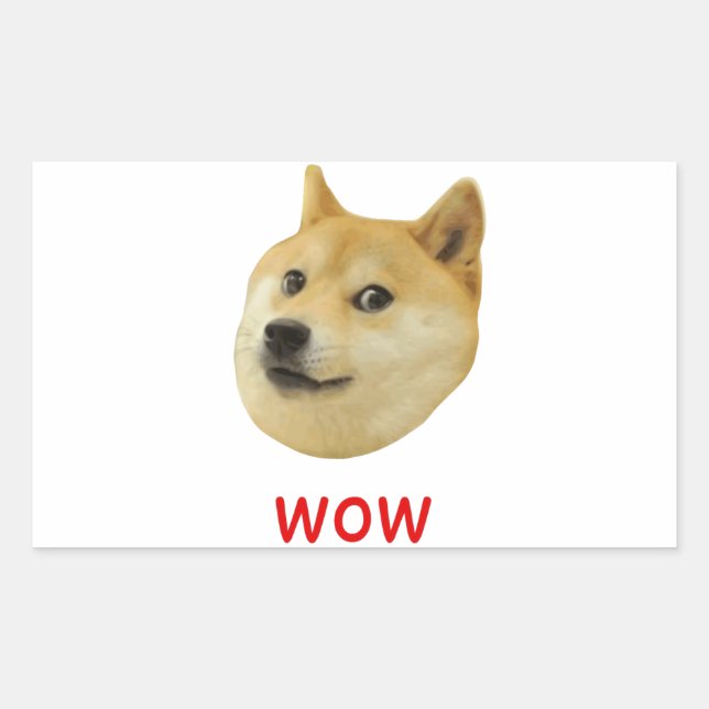 Doge Very Wow Much Dog Such Shiba Shibe Inu Sticker (Front)