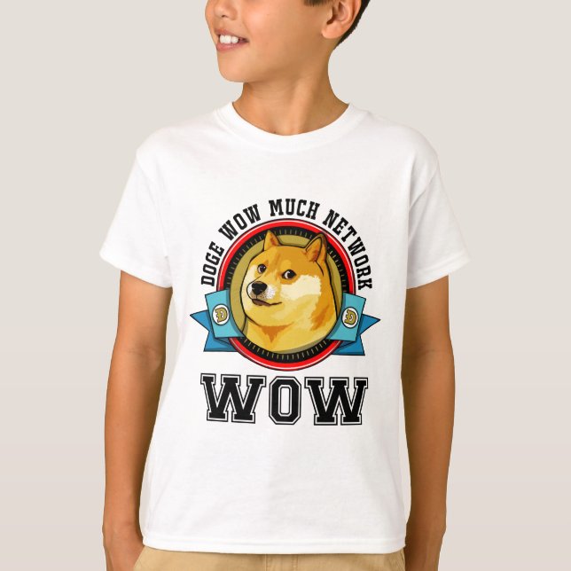 Doge WOW Much Network WOW T-Shirt (Front)