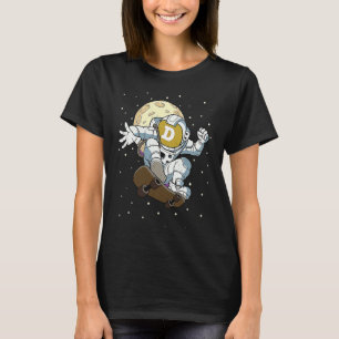Dogecoin Astronaut Blockchain Dogecoin To The Moo T-Shirt