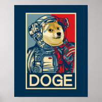 Dogecoin Astronaut Doge To The Moon Crypto Funny