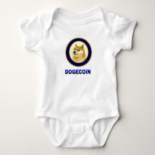 Dogecoin cryptocurrency to the moon. 11. baby bodysuit