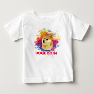 Dogecoin cryptocurrency to the moon  8. baby T-Shirt