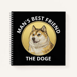 Dogecoin Dog Personalized Notebook