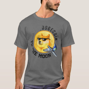 Dogecoin Doge Crypto Currency Coin Token Mens Wome T-Shirt