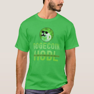 Dogecoin Fan Outfit Funny Crypto Valuta Design T-Shirt