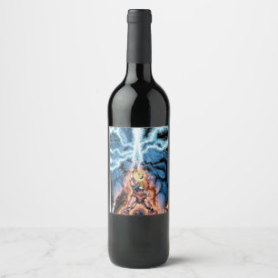 DogeCoin He-Man Masters of the Universe Wine Wine Label