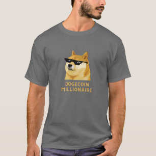 Dogecoin Millionaire Cryptocurrency T-Shirt