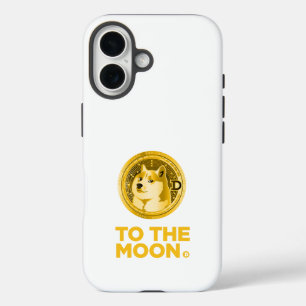 DOGECOIN TO THE MOON iPhone 16 CASE