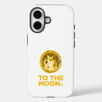 DOGECOIN TO THE MOON iPhone 16 CASE