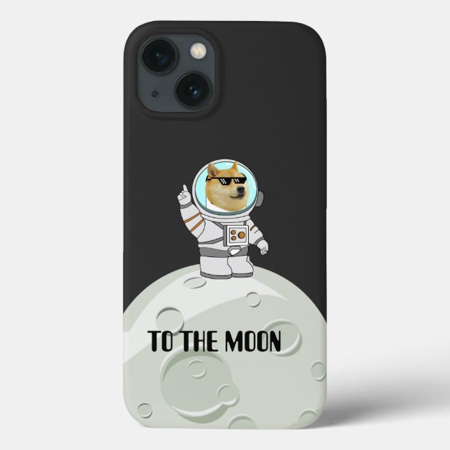 Dogecoin to the moon Case-Mate iPhone case (Back)