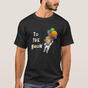 Dogecoin To The Moon Cool Doge Coin Crypto Currenc T-Shirt