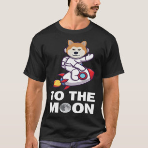 Dogecoin To The Moon Crypto Trader Investor T-Shirt