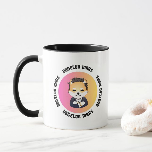 Dogelon Mars Mug (With Donut)