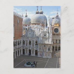 Doge's Palace Courtyard Postcard
