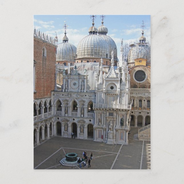 Doge's Palace Courtyard Postcard (Front)