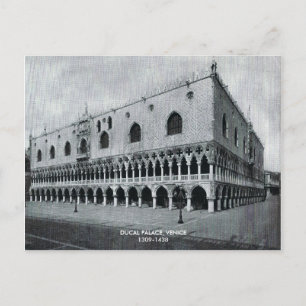 Doges Palace, DUCAL PALACE, VENICE1309-1438 Postcard