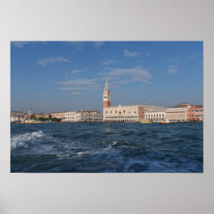 Doge's Palace From The Lagoon Poster