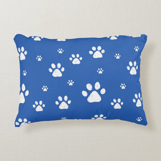 Dogg Pawz Accent Pillow (Front)