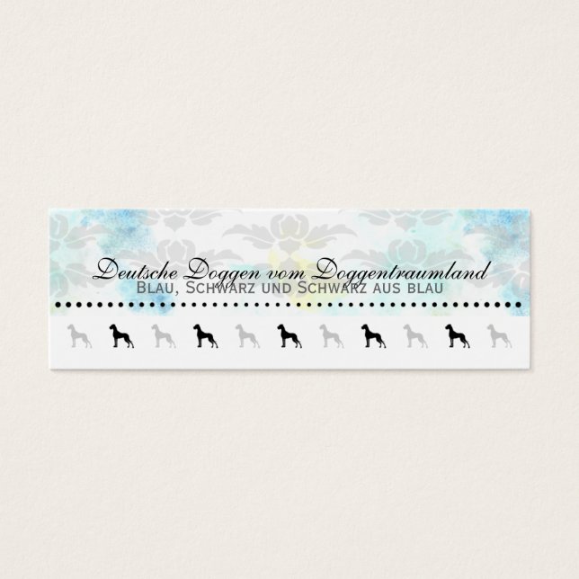 Dogge business card (Front)