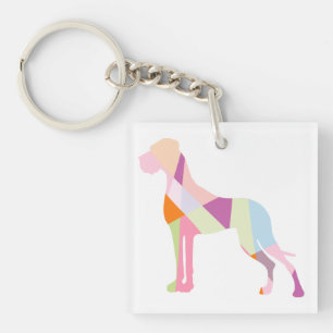 Dogge Schlüsselanhänger Keychain
